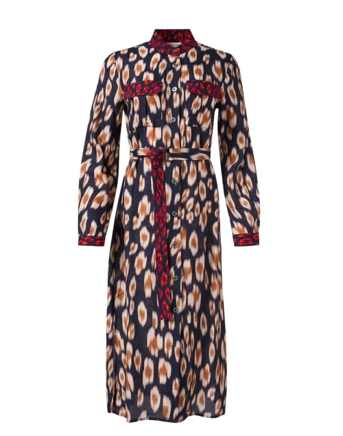 Everyday Dress with Sequined Appliques for a Sparkling Effect Tyra Leopard Print Dress Everyday Dress with Sequined Appliques for a Sparkling Effect Tyra Leopard Print Dress