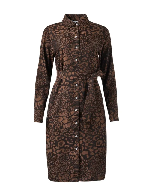 Everyday Maxi Dress with Floral Print​ Kathleen Brown Leopard Print Dress