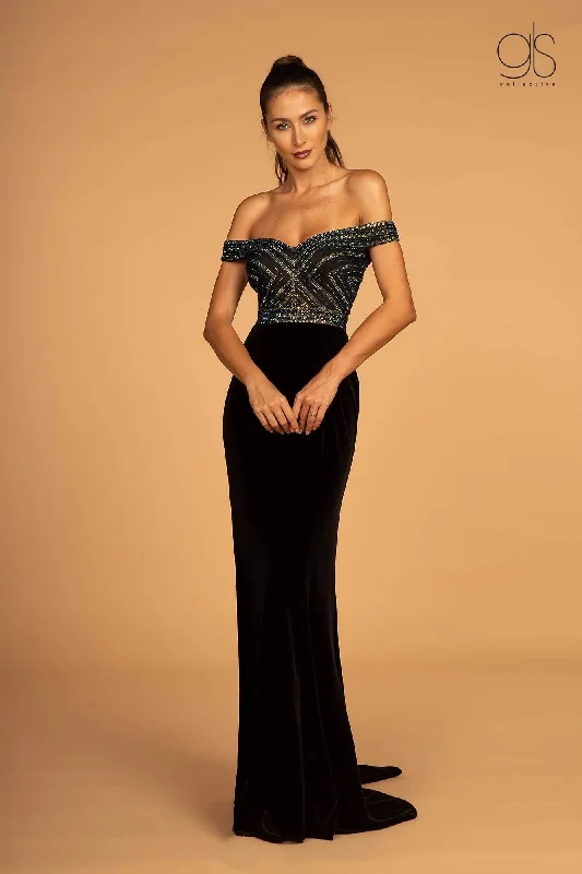 Maternity dress for a baby's first visit to the sensory garden Prom Long Dress Off the Shoulder Velvet Evening Gown Maternity dress for a baby's first visit to the sensory garden Prom Long Dress Off the Shoulder Velvet Evening Gown