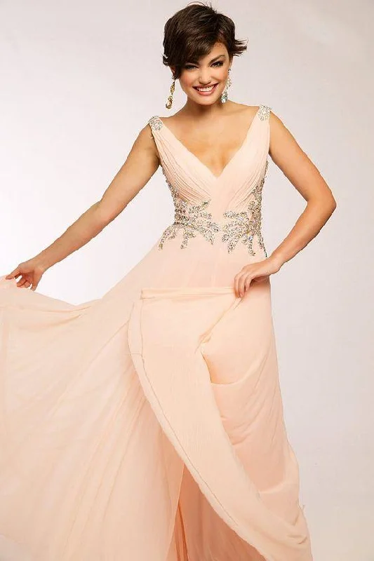 Maternity dress for a baby's first visit to the magic show Jovani 99401 Sleeveless Long Prom Dress Maternity dress for a baby's first visit to the magic show Jovani 99401 Sleeveless Long Prom Dress