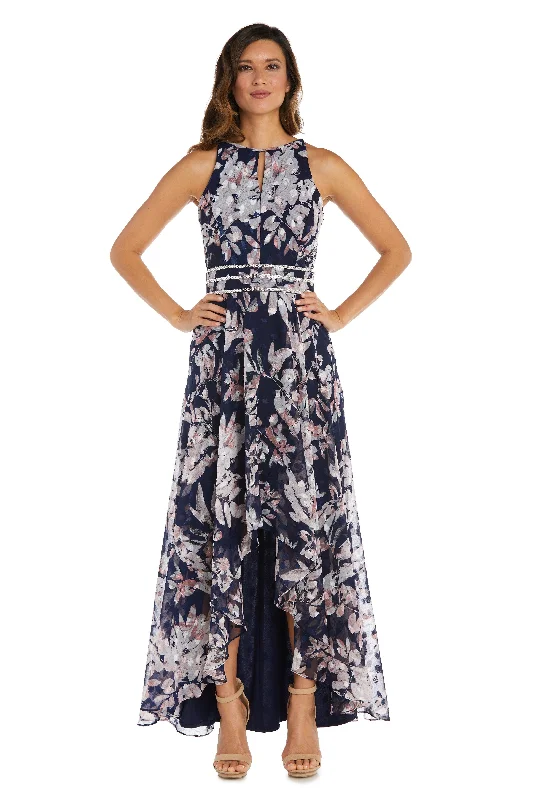 Maternity dress for a picnic in the park R&M Richards 9402 High Low Floral Formal Dress Maternity dress for a picnic in the park R&M Richards 9402 High Low Floral Formal Dress