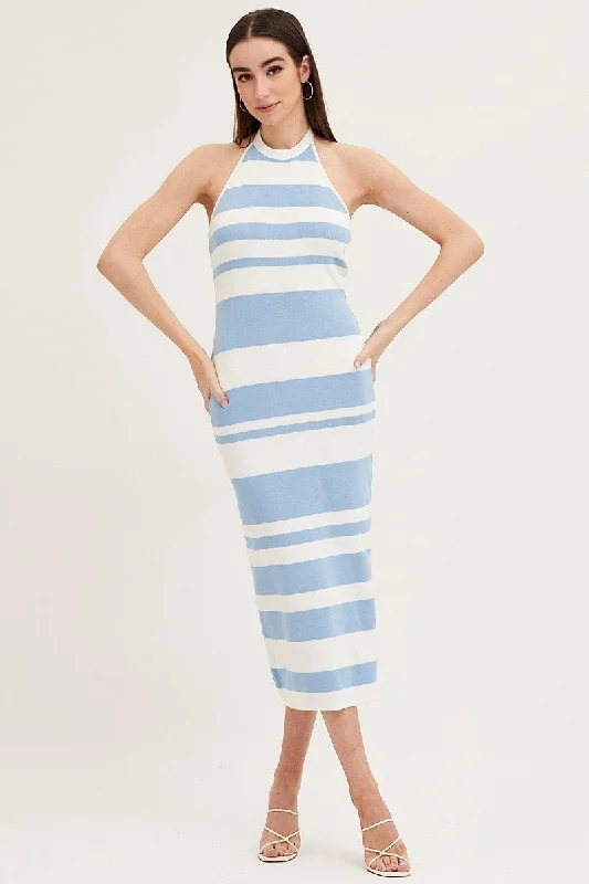 Midi dresses with button - front designs for a classic touch Multi Kint Midi Dress