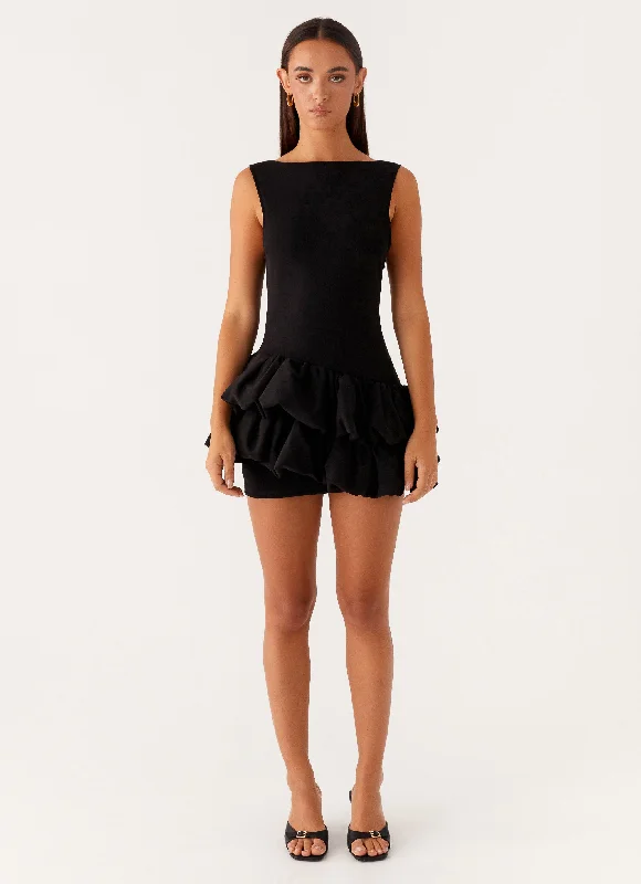  Break Free Mini Dress - Black