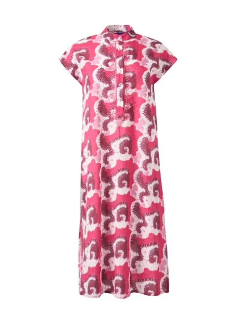 Everyday Dress with Printed Bodice for a Statement Look Nadia Magenta Print Embroidered Kurta Everyday Dress with Printed Bodice for a Statement Look Nadia Magenta Print Embroidered Kurta