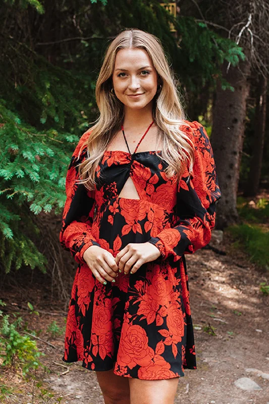  Emi Mini Skater Dress - Dahlia