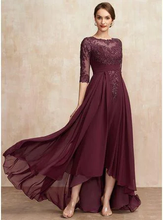 Maternity jersey dress for comfort A-Line Scoop Neck Long Formal Dress Sale