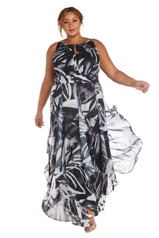 Off shoulder maternity evening dress for parties R&M Richards 7888W Long Plus Size Halter Dress Off shoulder maternity evening dress for parties R&M Richards 7888W Long Plus Size Halter Dress