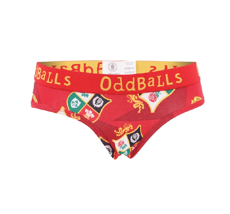 British & Irish Lions - Red - Ladies Briefs