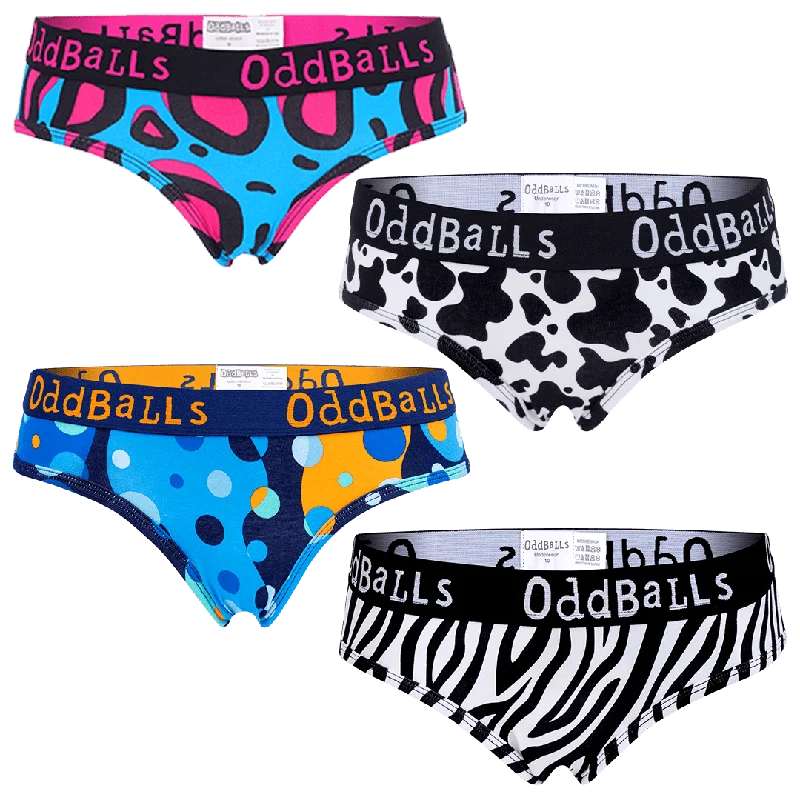 Exotic Bundle - Ladies Briefs 4 Pack Bundle