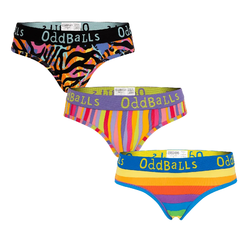 Multicolour Bundle - Ladies Briefs 3 Pack Bundle