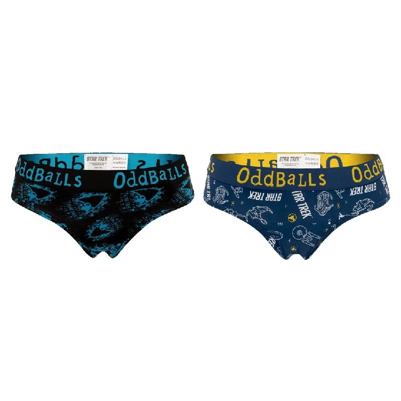 thong - style women briefs for a minimal - coverage optionStar Trek Bundle - Ladies Briefs 2 Pack Bundle thong - style women briefs for a minimal - coverage optionStar Trek Bundle - Ladies Briefs 2 Pack Bundle