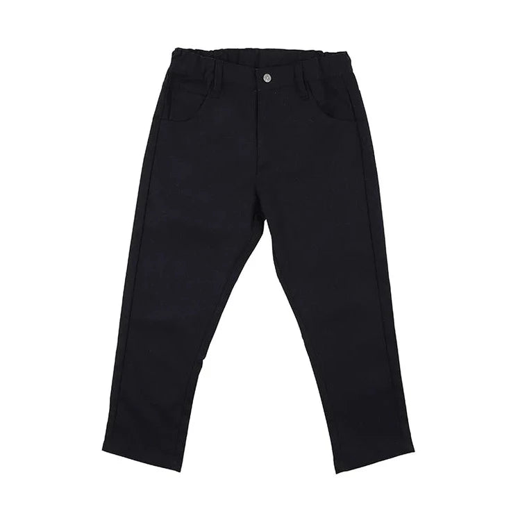 Plus Size Women's Embroidered Tight Trousers in White for a Feminine and Elegant StyleAlbert Navy Pants Plus Size Women's Embroidered Tight Trousers in White for a Feminine and Elegant StyleAlbert Navy Pants