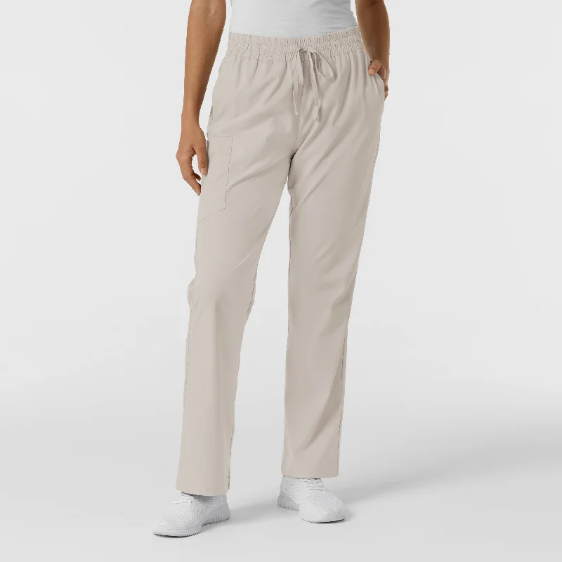 Tapered Leg Women's Wool Blend Trousers for WinterBoundless Women's Bootcut Scrub Pant - Cloud Tapered Leg Women's Wool Blend Trousers for WinterBoundless Women's Bootcut Scrub Pant - Cloud