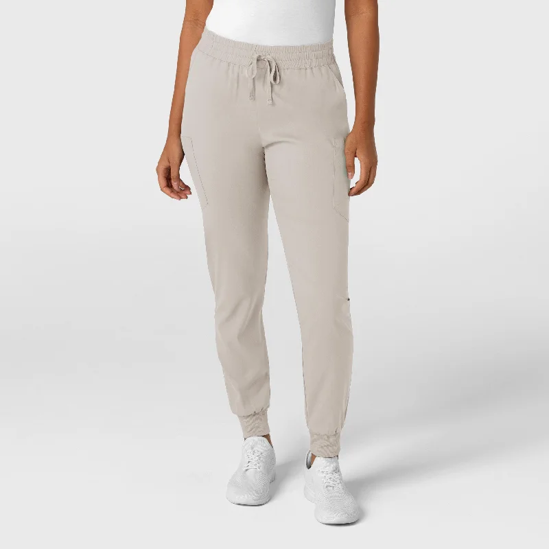 Plus Size Women's Metallic - Finish Joggers for a Stylish LoungeBoundless Women's Jogger Scrub Pant - Cloud Plus Size Women's Metallic - Finish Joggers for a Stylish LoungeBoundless Women's Jogger Scrub Pant - Cloud