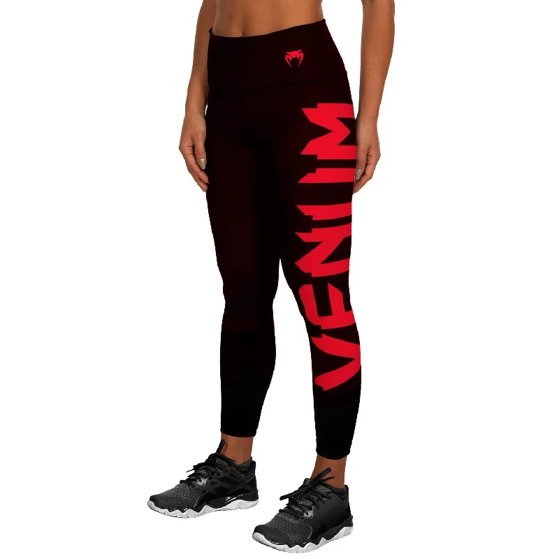Women's Tight Trousers with Elastic Waistband in Black for Easy and Comfortable WearLegging Femme Venum Giant Women's Tight Trousers with Elastic Waistband in Black for Easy and Comfortable WearLegging Femme Venum Giant