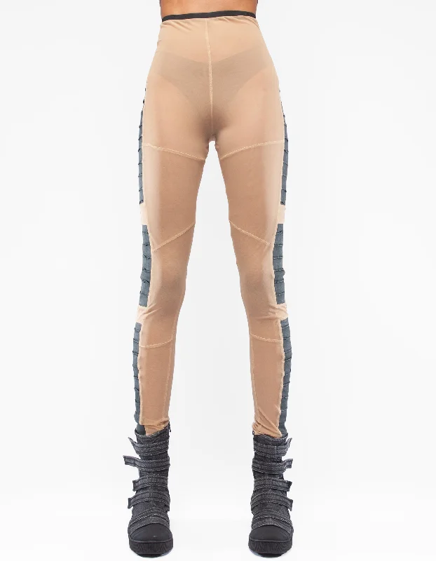 Women's Tight Trousers with Rhinestone Embellishments in Silver for a Sparkly LookLEGGINGS SKIN COVER Women's Tight Trousers with Rhinestone Embellishments in Silver for a Sparkly LookLEGGINGS SKIN COVER