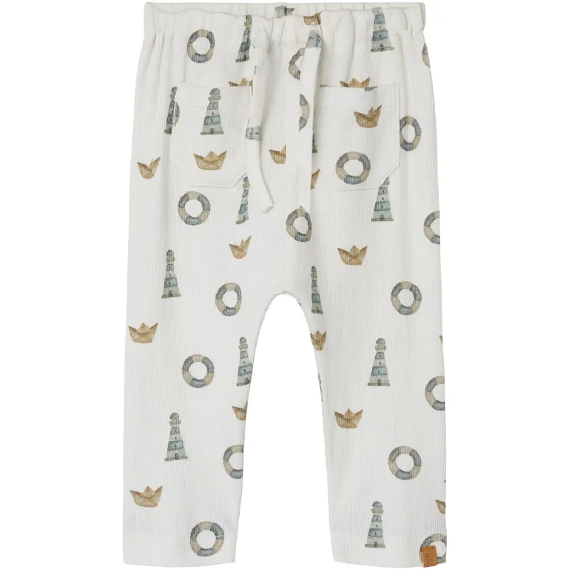 Plus Size Women's Patchwork - Design Jeans for a Unique AppearanceLil'Atelier Coconut Milk Lighthouse Gavo Loose Pants Plus Size Women's Patchwork - Design Jeans for a Unique AppearanceLil'Atelier Coconut Milk Lighthouse Gavo Loose Pants
