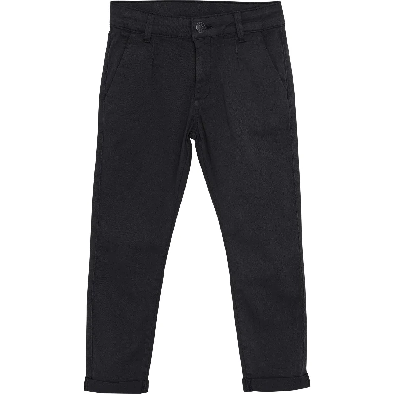 Wide - Leg Women's Chiffon Palazzo Pants for a Flowy AppealMinymo Dark Navy Pants Twill Wide - Leg Women's Chiffon Palazzo Pants for a Flowy AppealMinymo Dark Navy Pants Twill