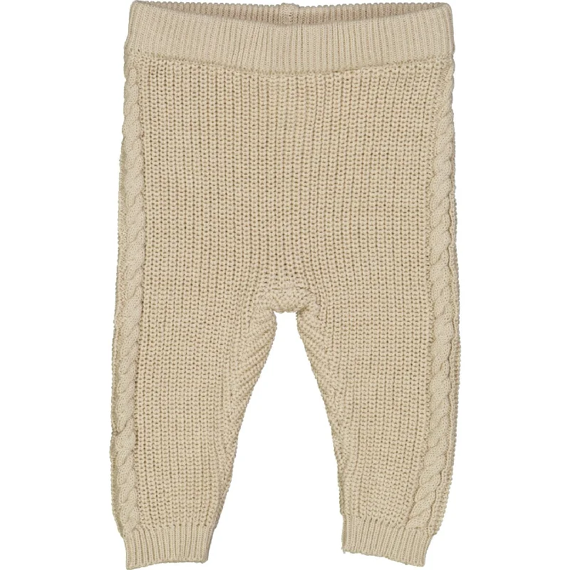Straight - Leg Women's Vegan Leather Pants for a Chic LookMüsli Oat Knit Chunky Pants Straight - Leg Women's Vegan Leather Pants for a Chic LookMüsli Oat Knit Chunky Pants