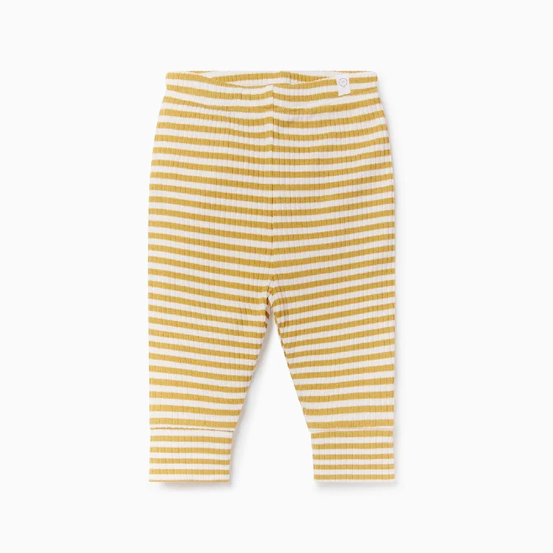 Women's Metallic Tight Trousers in Gold for a Glamorous Party EnsembleMustard Stripe Ribbed Leggings Women's Metallic Tight Trousers in Gold for a Glamorous Party EnsembleMustard Stripe Ribbed Leggings