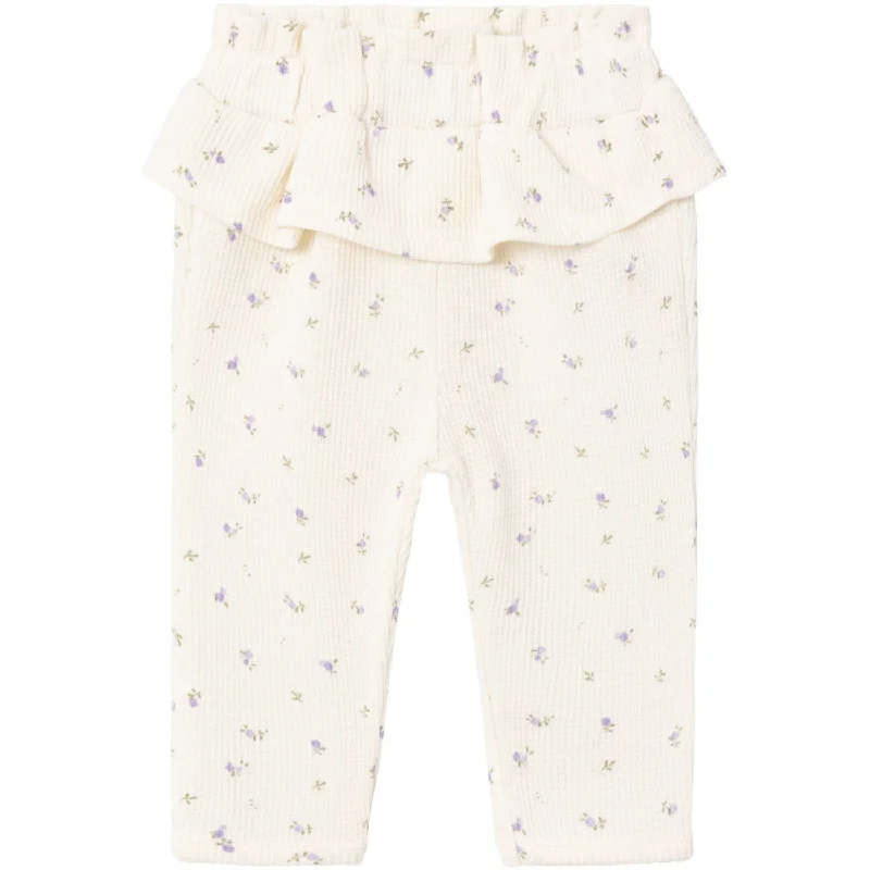 Cigarette Style Women's Printed Linen Blend Pants for Casual DaysName It Jet Stream Jolia Pants