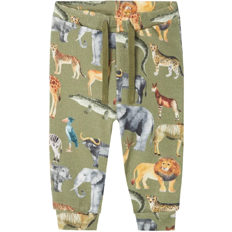Cropped Women's Corduroy Pants in Autumn ColorsName It Oil Green Jasen Pants