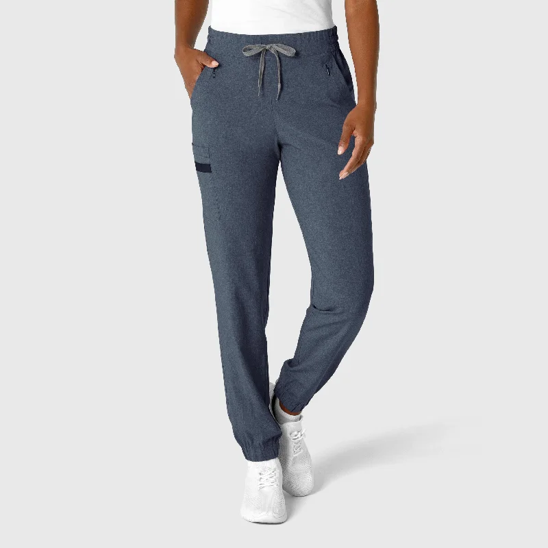 Women's Straight - Leg Linen Pants for a Breezy Summer LookRENEW Women's Jogger Scrub Pant - Navy Heather Women's Straight - Leg Linen Pants for a Breezy Summer LookRENEW Women's Jogger Scrub Pant - Navy Heather