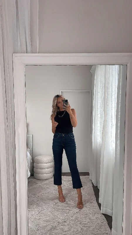 Plus Size Women's Snake - Print Tight Trousers in Brown and Black for a Bold Fashion StatementShine On Label Devon Cropped Bootcut Jean Dark Indigo Wash Plus Size Women's Snake - Print Tight Trousers in Brown and Black for a Bold Fashion StatementShine On Label Devon Cropped Bootcut Jean Dark Indigo Wash