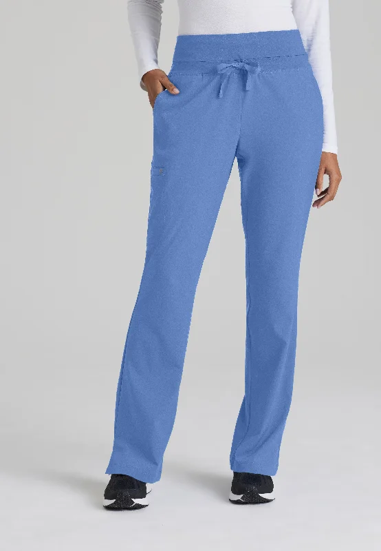 Stride 5-Pocket Mid-Rise Straight Leg Scrub Pant