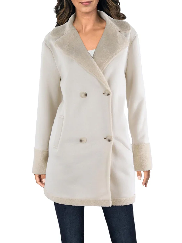 Women's denim overalls with distressed detailsWomens Faux Shearling Lined Midi Overcoat Women's denim overalls with distressed detailsWomens Faux Shearling Lined Midi Overcoat