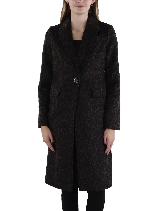 Long - sleeve women's overalls for cooler seasonsWomens Wool Blend Cold Weather Overcoat Long - sleeve women's overalls for cooler seasonsWomens Wool Blend Cold Weather Overcoat