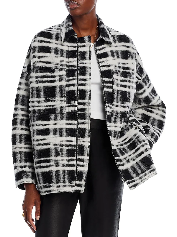 Women's overalls for petite body typesWomens Wool Blend Pockets Overcoat