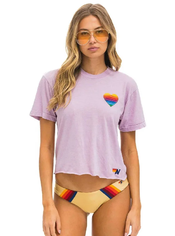 matching women bikini briefs with swim topsAviator Nation Women's Rainbow Heart Stitch Boyfriend Tee - Mauve Purple matching women bikini briefs with swim topsAviator Nation Women's Rainbow Heart Stitch Boyfriend Tee - Mauve Purple