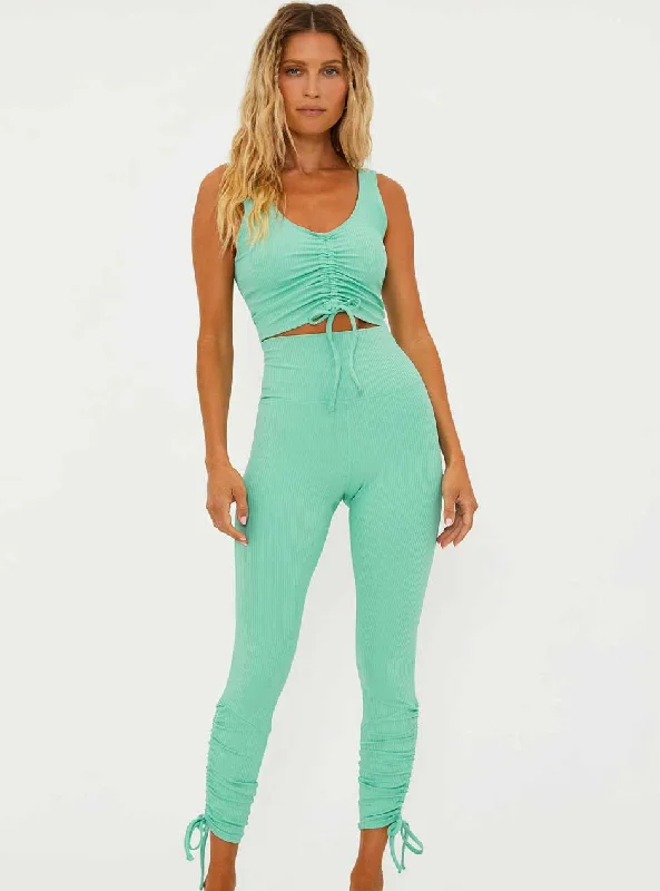coordinating women bikini briefs with beach cover - upsBeach Riot Women's Alessia 7/8 Leggings - Jade Sky Green coordinating women bikini briefs with beach cover - upsBeach Riot Women's Alessia 7/8 Leggings - Jade Sky Green