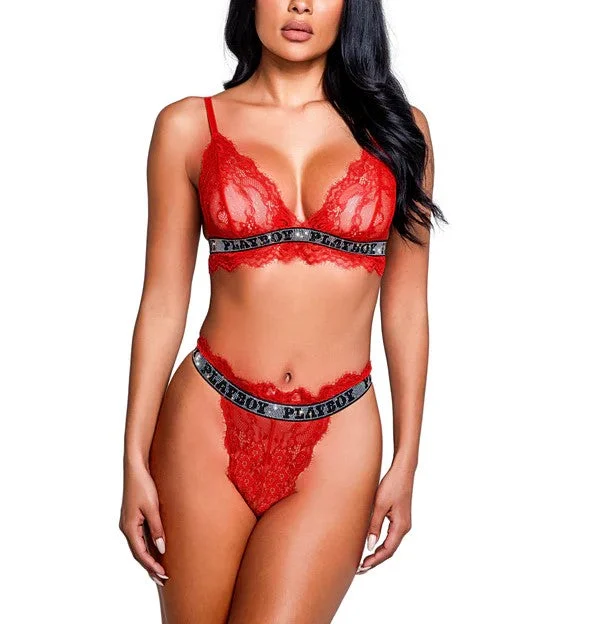 Bunny Starlet Bra In Red - Playboy