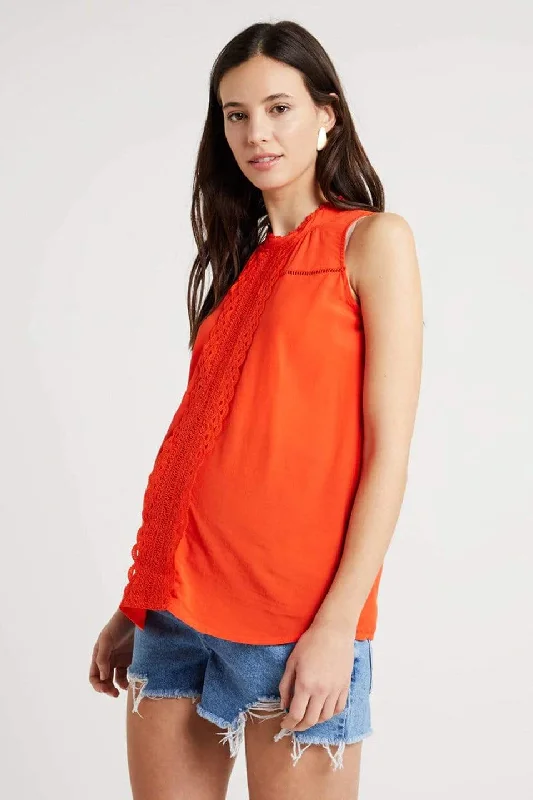strapless lace bras for formal eventsEdyth Nursing Top Tangerine