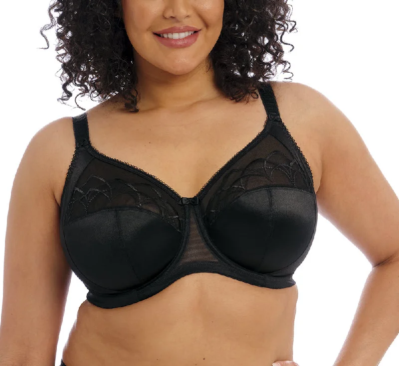 push up bras for enhanced cleavageElomi Cate Black Unlined Bra 4030