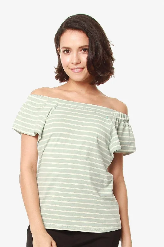 convertible bras with adjustable strapsFlutter Sleeves Callie Square Neck Mint Stripes Nursing Top convertible bras with adjustable strapsFlutter Sleeves Callie Square Neck Mint Stripes Nursing Top