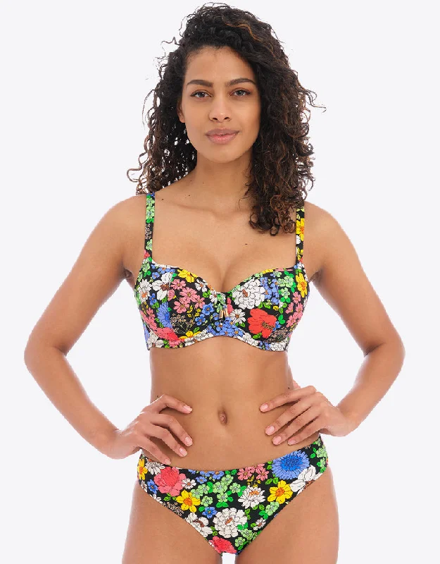 Freya Floral Haze Sweetheart Bikini Top Multi