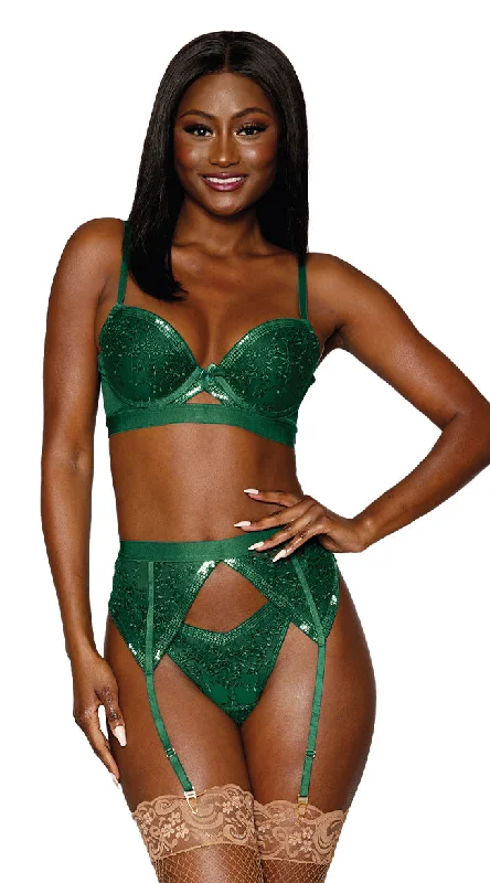 strapless lace bras for formal eventsGarden of Evergreen Bra Set