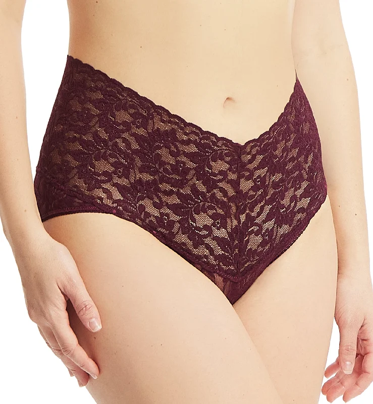 luxury brand women bikini briefs for high - end qualityHanky Panky Retro Lace V-kini (9K2124) - Dried Cherry luxury brand women bikini briefs for high - end qualityHanky Panky Retro Lace V-kini (9K2124) - Dried Cherry