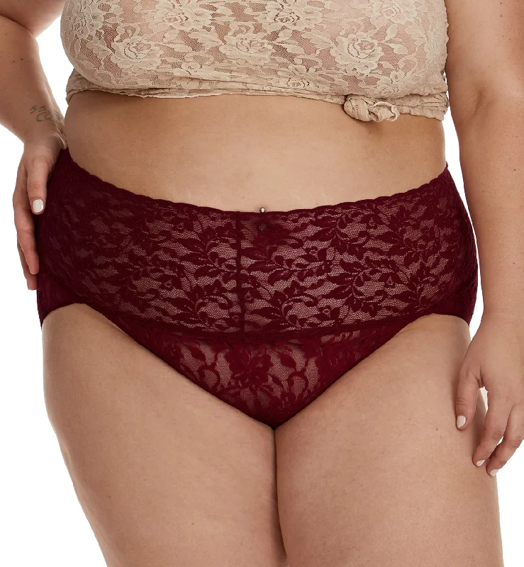 printed women bikini briefs with floral patternsHanky Panky Retro Lace V-kini PLUS (9K2124X) - Dried Cherry printed women bikini briefs with floral patternsHanky Panky Retro Lace V-kini PLUS (9K2124X) - Dried Cherry