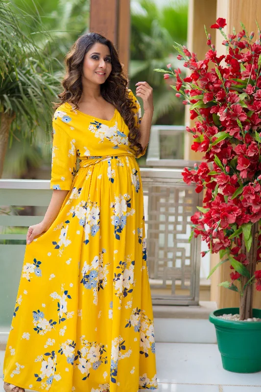 bralette with underwire for added supportHello Yellow Floral Maternity & Nursing Crepe Wrap Dress bralette with underwire for added supportHello Yellow Floral Maternity & Nursing Crepe Wrap Dress