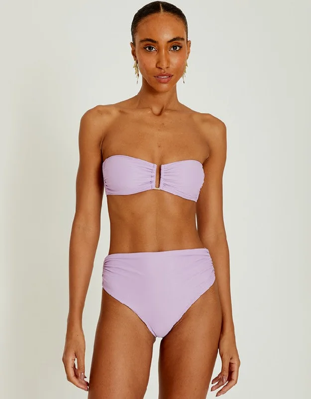 Adjustable High Waist Bikini Bottom Dahlia, Lenny Cut