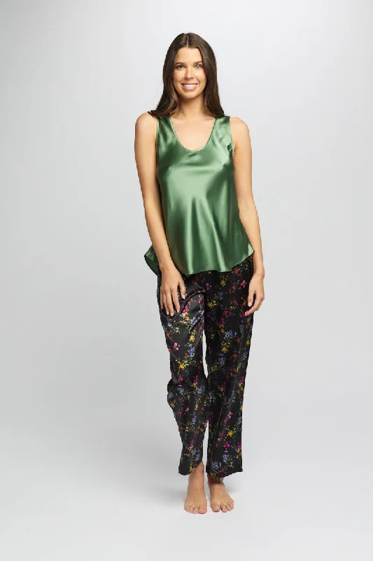plus size women lingerie setsLove & Lustre - Mono Silk Camisole | Basil