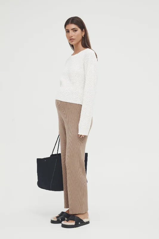 Knit Pant (Tan)