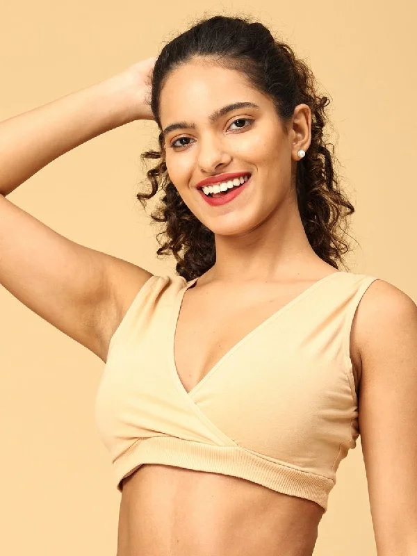 Maternity Nursing Sleep Bra- Beige