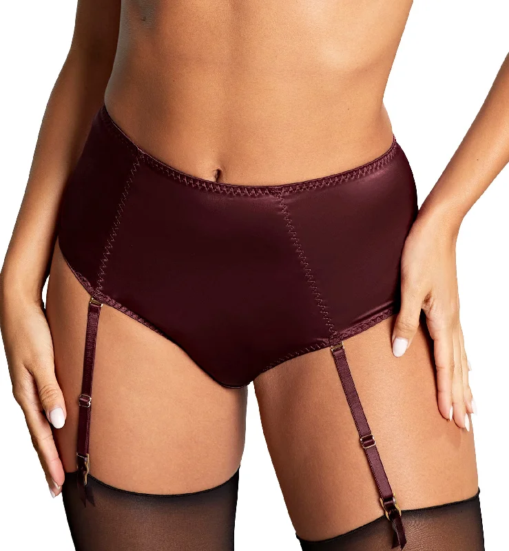 thong style women bikini briefs for minimal coveragePanache Grace Suspender Brief (11074) - Bordeaux Red thong style women bikini briefs for minimal coveragePanache Grace Suspender Brief (11074) - Bordeaux Red