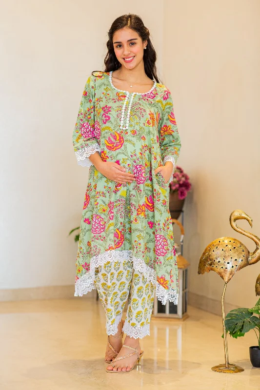 sleep bras for all night comfortPeaceful Daffodil Apple Green Maternity Kurta + Bump Band Bottom (100% Cotton) (2 pc) sleep bras for all night comfortPeaceful Daffodil Apple Green Maternity Kurta + Bump Band Bottom (100% Cotton) (2 pc)