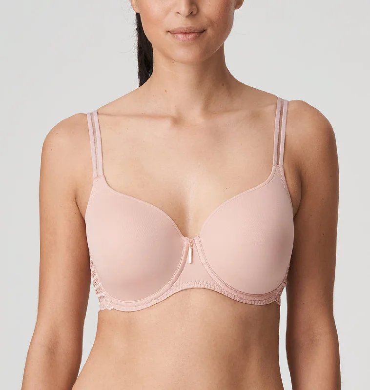 strapless lace bras for formal eventsPrima Donna Twist East End Powder Rose Heart Shaped Balcony Bra 0241930
